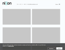 Tablet Screenshot of nixondesign.com